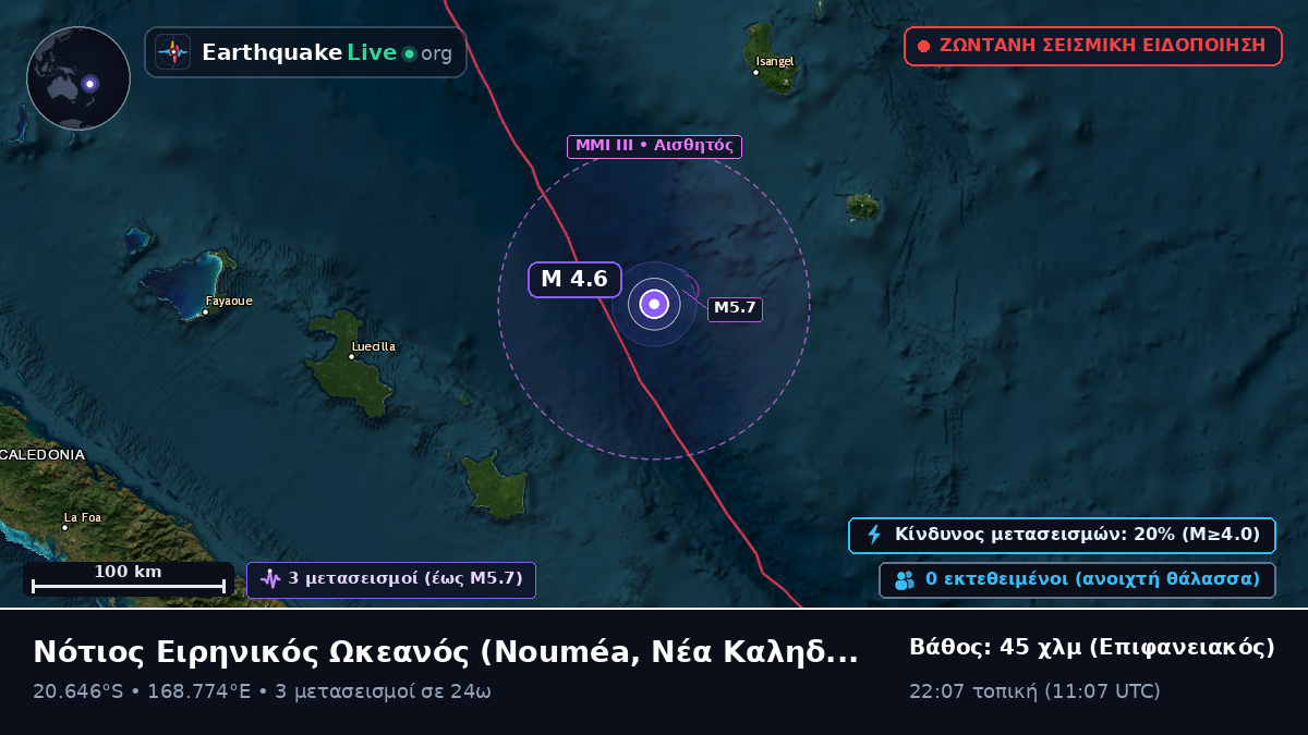 Νότιος Ειρηνικός Ωκεανός (Νέα Καληδονία)