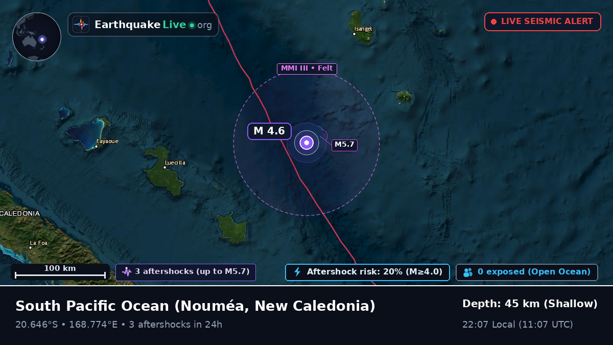 South Pacific Ocean (New Caledonia)
