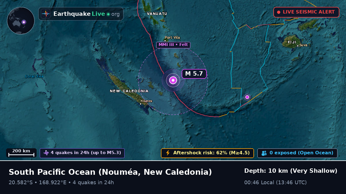 South Pacific Ocean (New Caledonia)