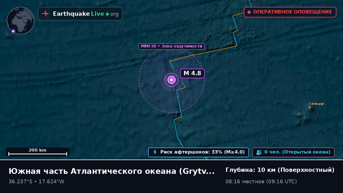 Южная часть Атлантического океана (South Georgia and the Islands)