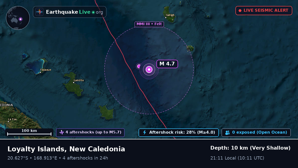 South Pacific Ocean (New Caledonia)