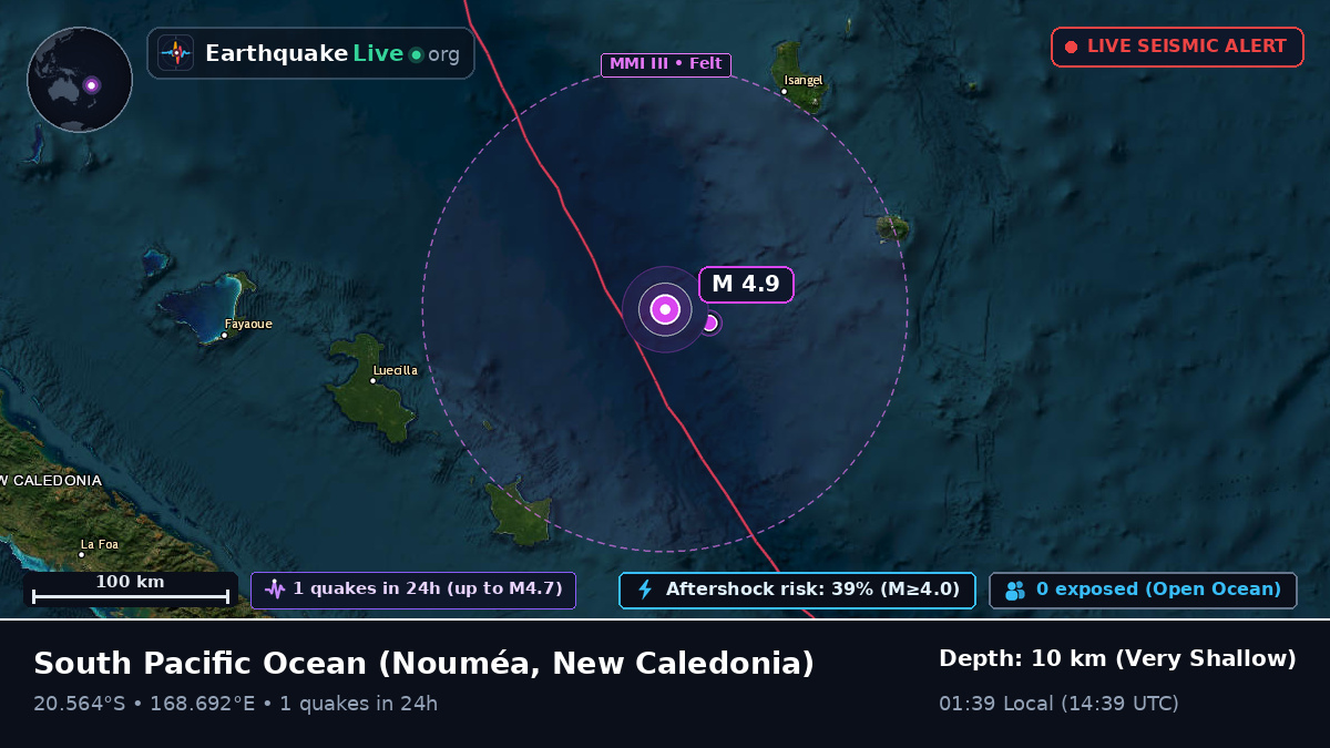 South Pacific Ocean (New Caledonia)