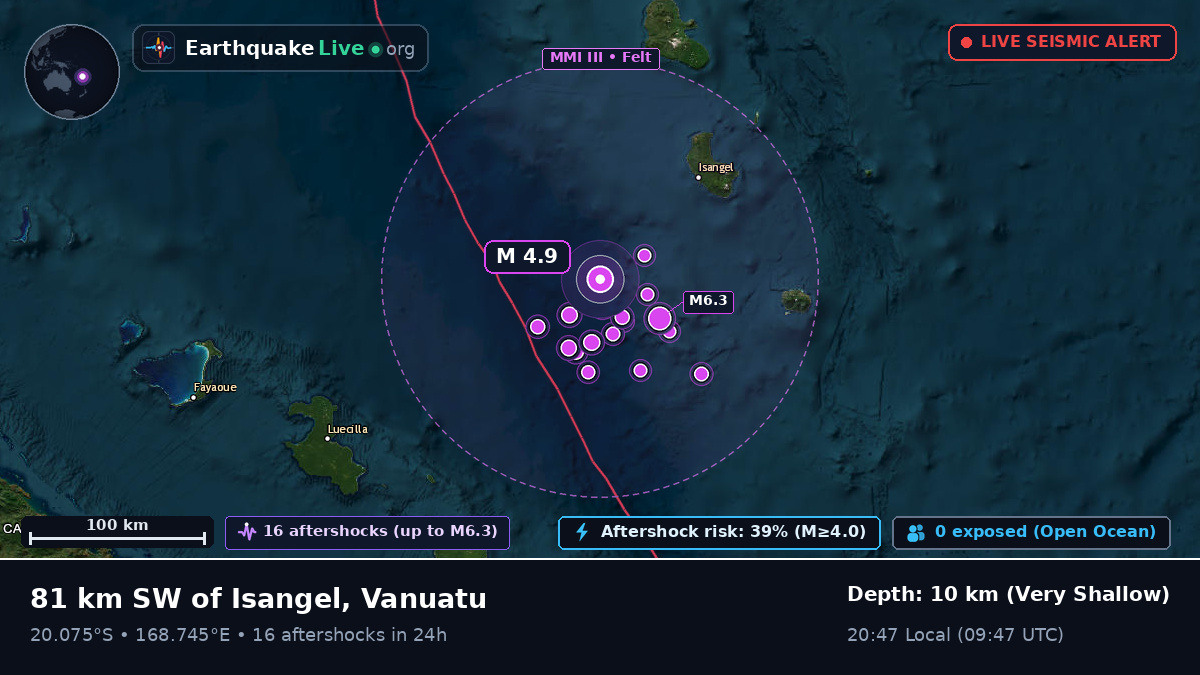 South Pacific Ocean (Vanuatu)