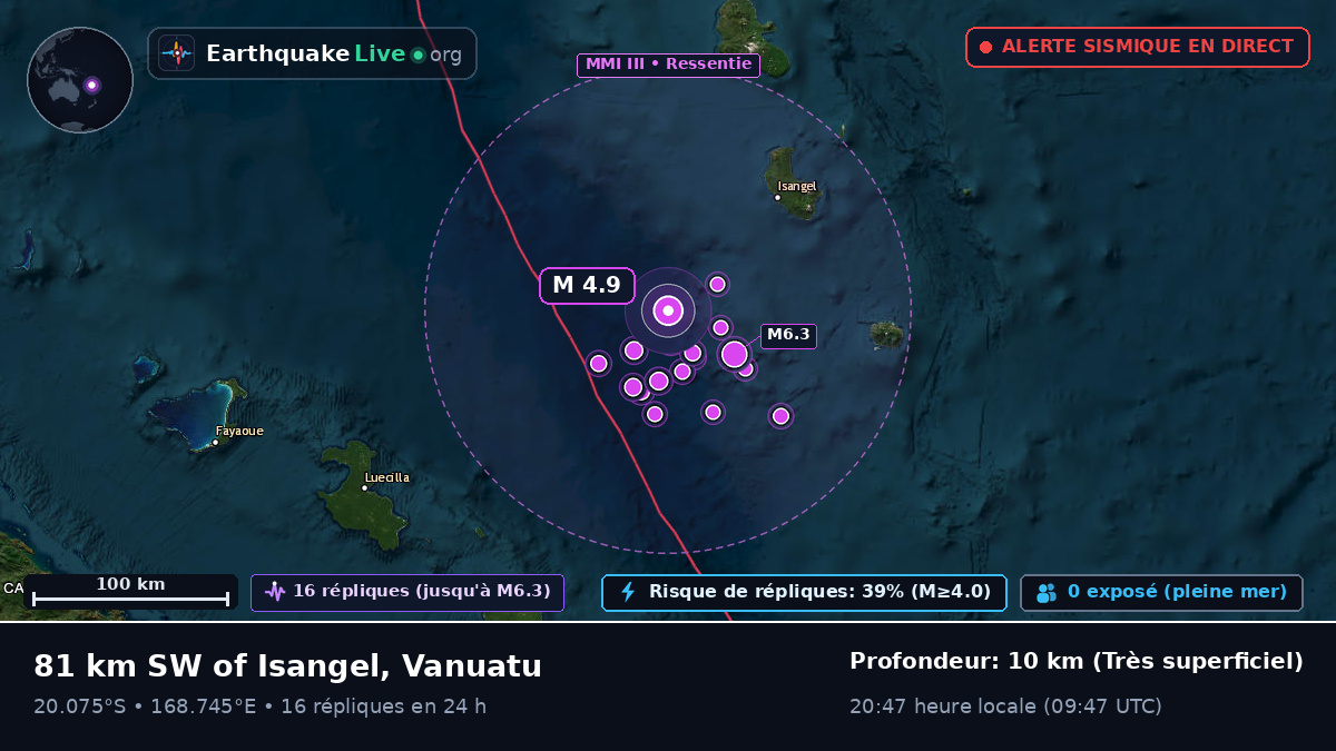Océan Pacifique Sud (Vanuatu)