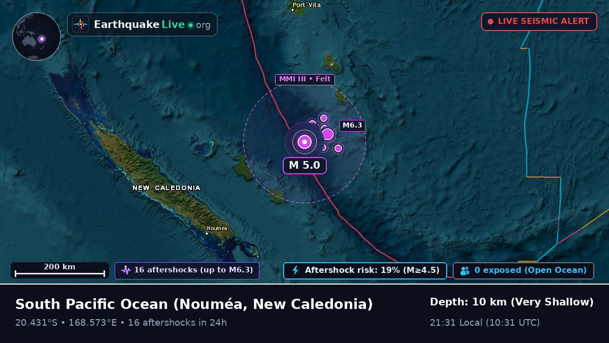 South Pacific Ocean (New Caledonia)
