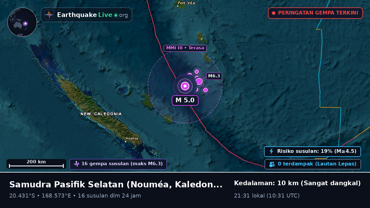 Samudra Pasifik Selatan (Kaledonia Baru)
