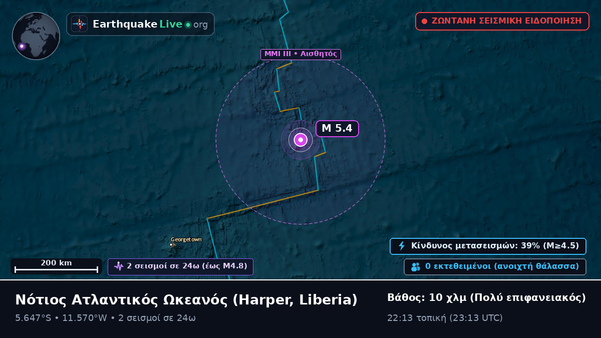 Νότιος Ατλαντικός Ωκεανός (Liberia)