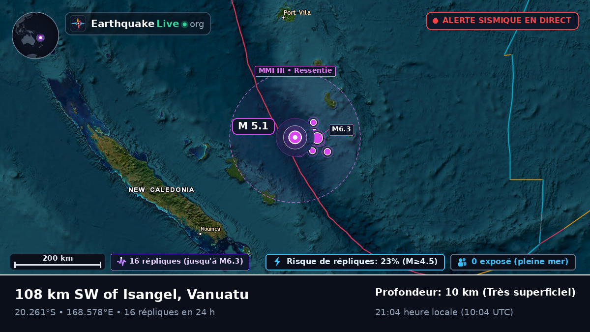 Océan Pacifique Sud (Vanuatu)
