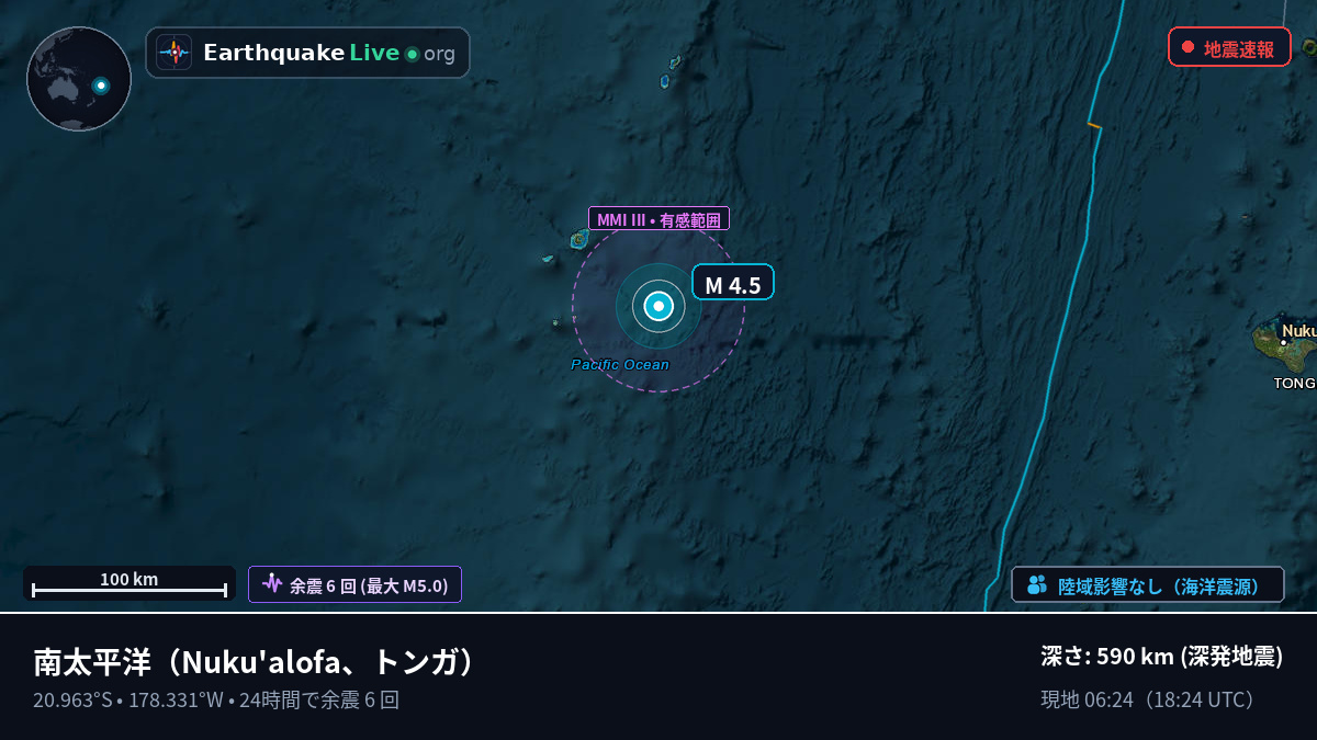南太平洋 (トンガ)