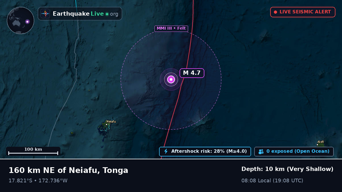 Off the coast of Neiafu, Tonga
