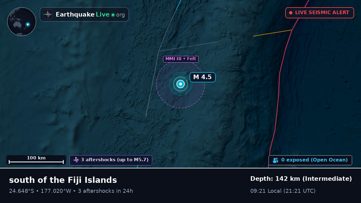 South Pacific Ocean (Tonga)