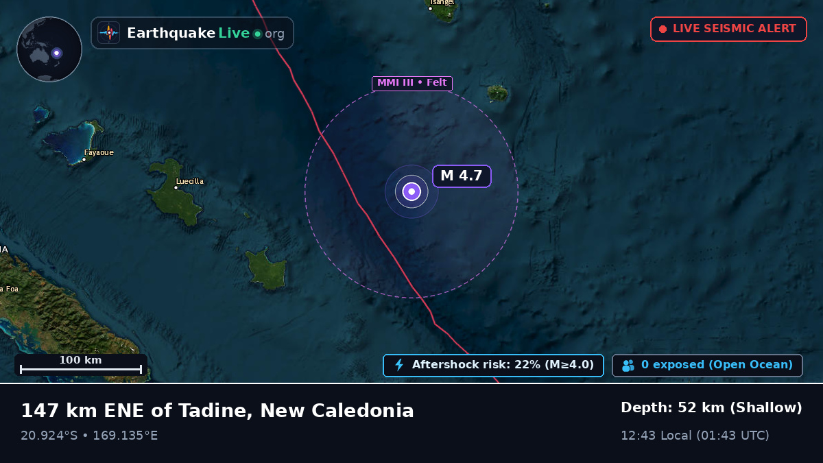 South Pacific Ocean (New Caledonia)