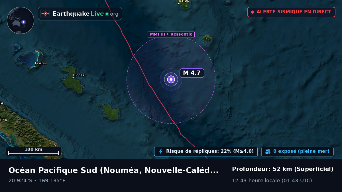 Océan Pacifique Sud (Nouvelle-Calédonie)