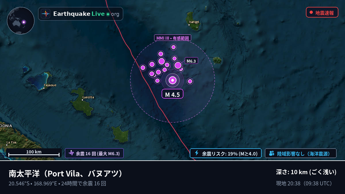 南太平洋 (バヌアツ)