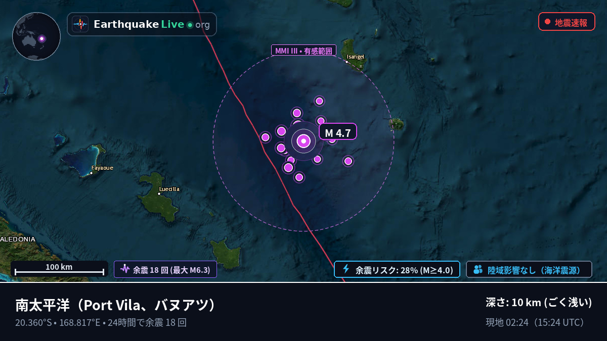 南太平洋 (バヌアツ)