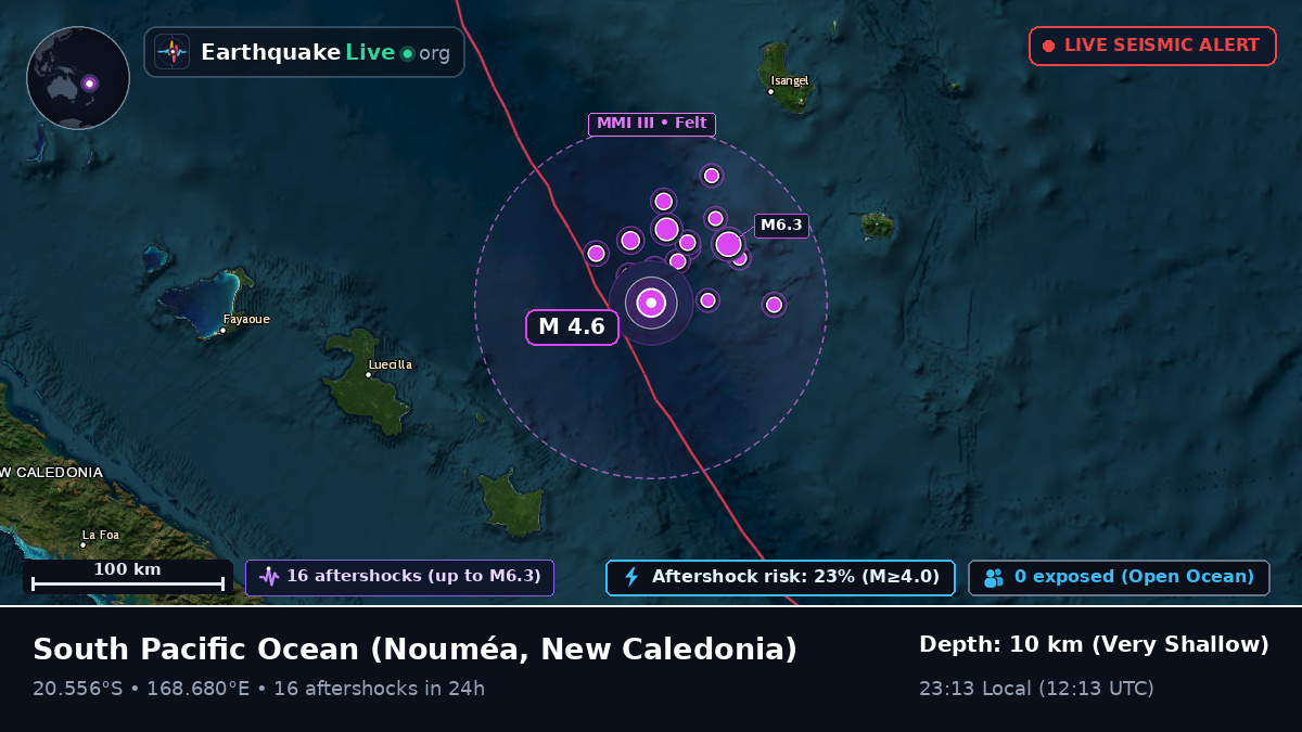 South Pacific Ocean (New Caledonia)