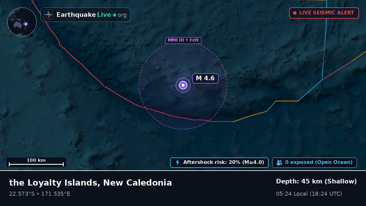 South Pacific Ocean (New Caledonia)