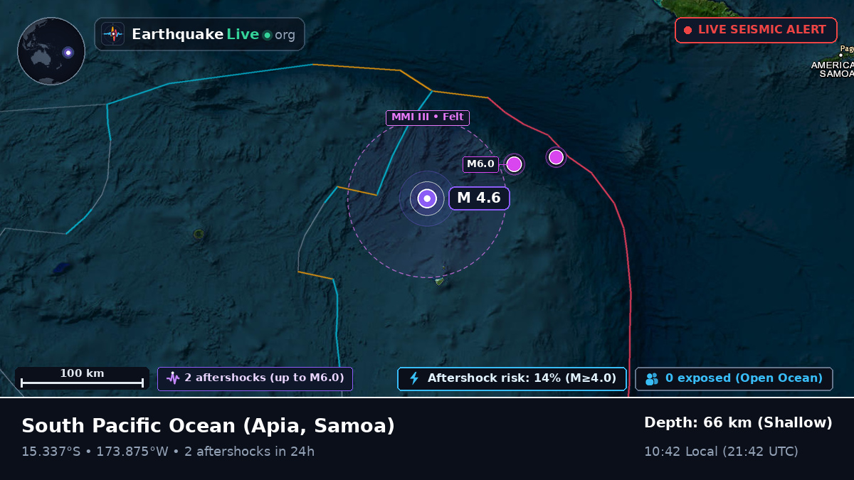 South Pacific Ocean (Samoa)