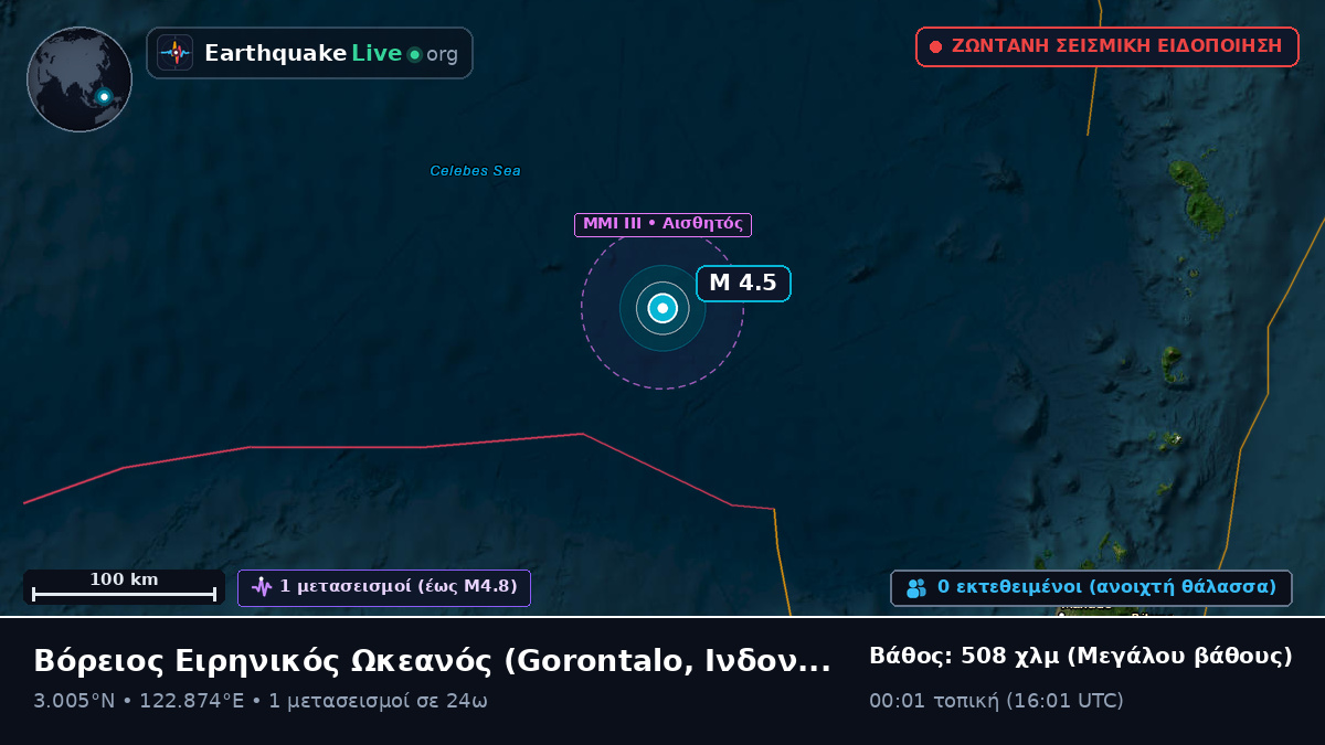 Βόρειος Ειρηνικός Ωκεανός (Ινδονησία)