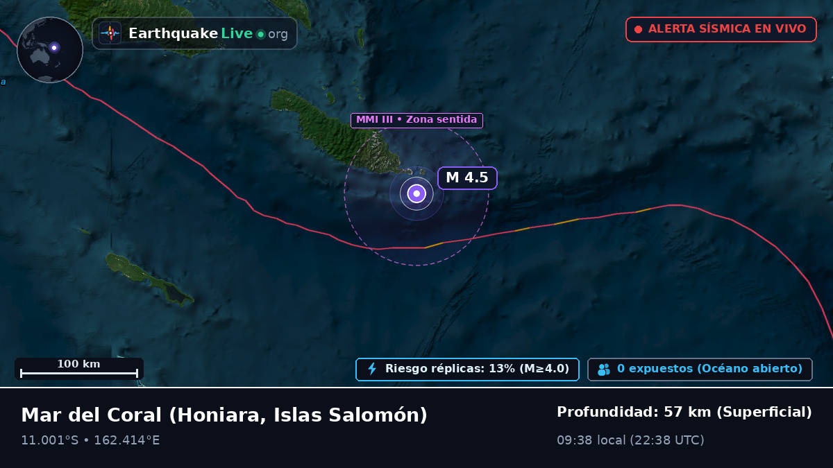 Mar del Coral (Islas Salomón)