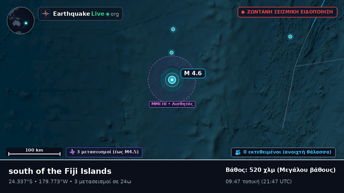 Νότιος Ειρηνικός Ωκεανός (Kermadec Islands)