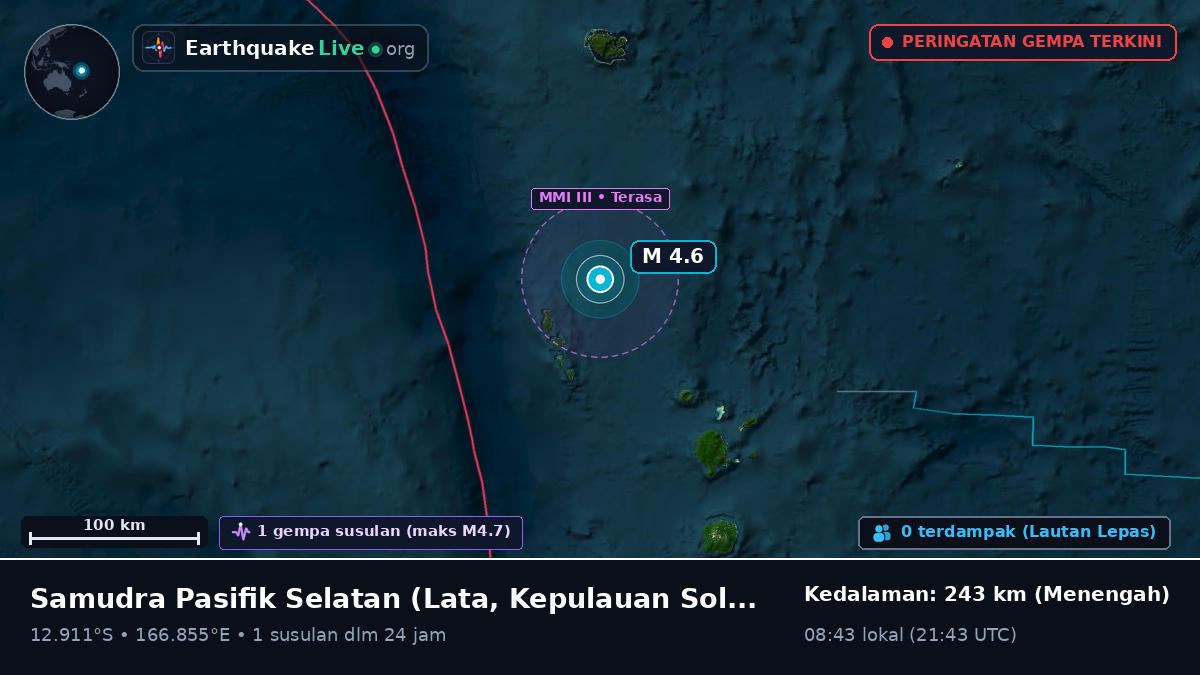Samudra Pasifik Selatan (Kepulauan Solomon)
