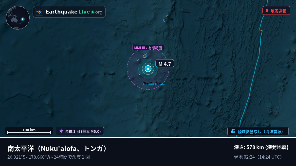 南太平洋 (トンガ)