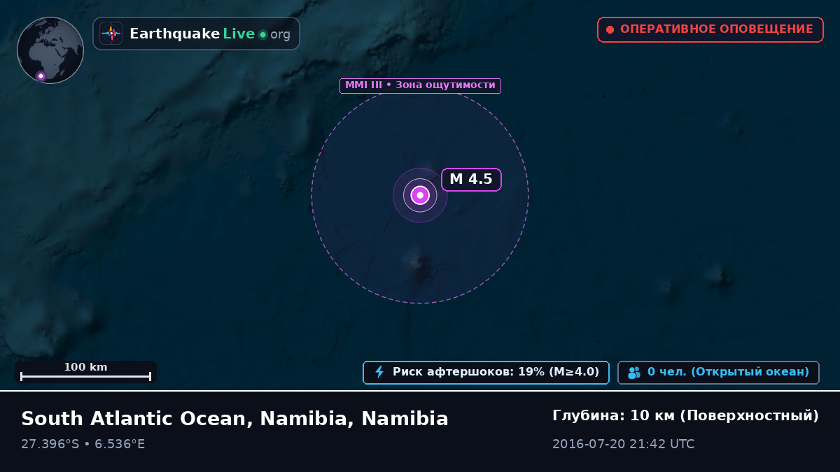 Южная часть Атлантического океана (Namibia)