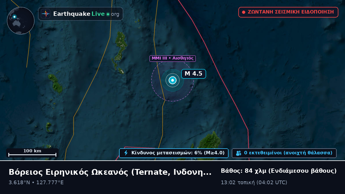 Βόρειος Ειρηνικός Ωκεανός (Ινδονησία)