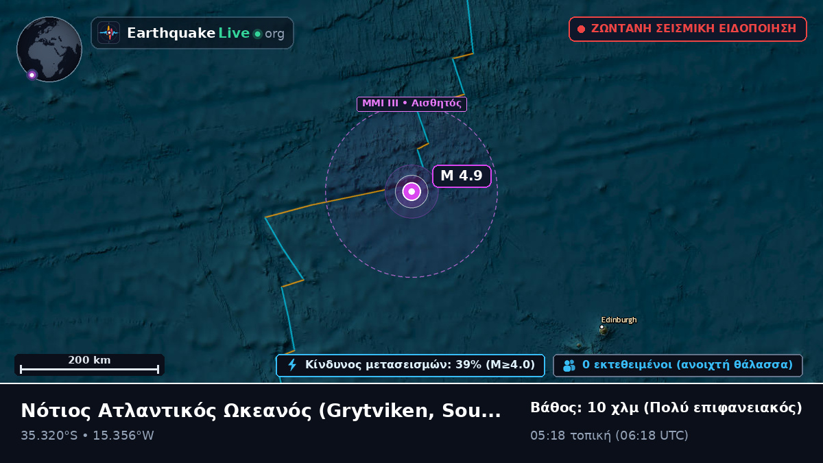 Νότιος Ατλαντικός Ωκεανός (South Georgia and the Islands)