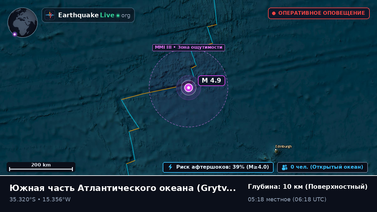 Южная часть Атлантического океана (South Georgia and the Islands)