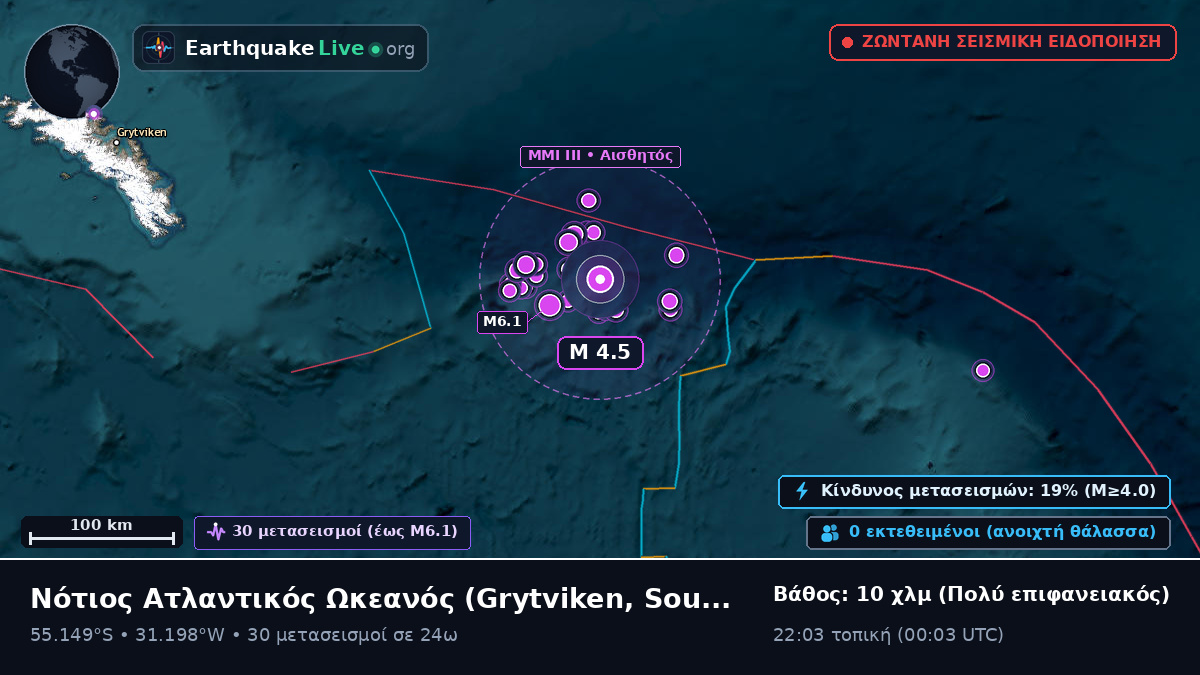 Νότιος Ατλαντικός Ωκεανός (South Georgia and the Islands)