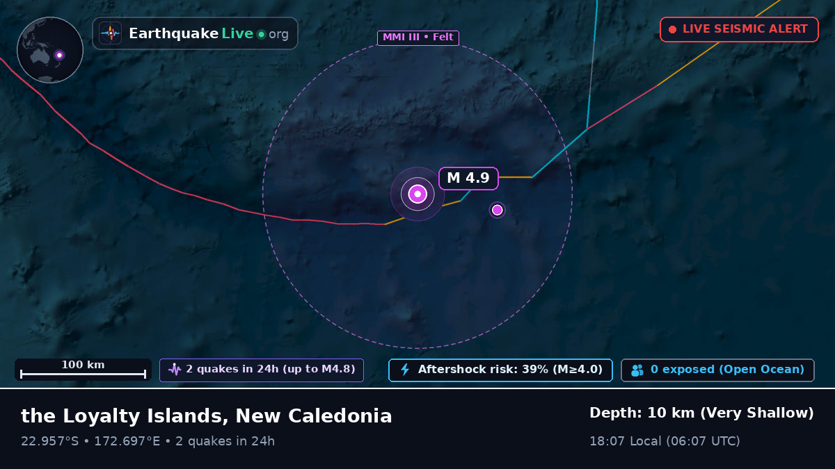South Pacific Ocean (New Caledonia)