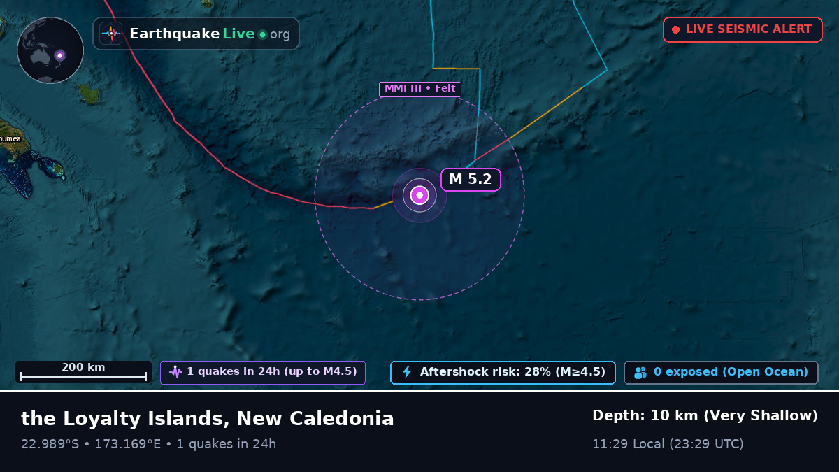 South Pacific Ocean (New Caledonia)