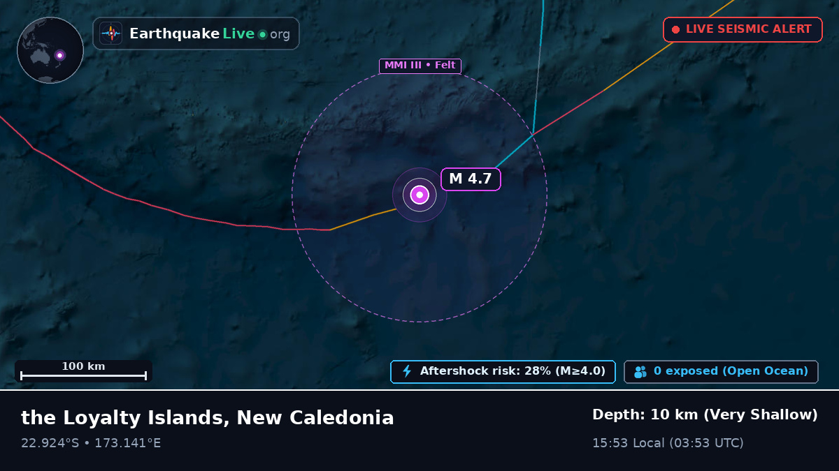 South Pacific Ocean (New Caledonia)
