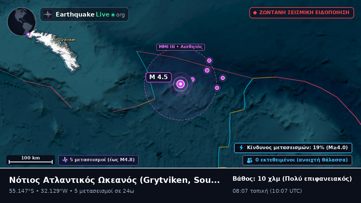 Νότιος Ατλαντικός Ωκεανός (South Georgia and the Islands)