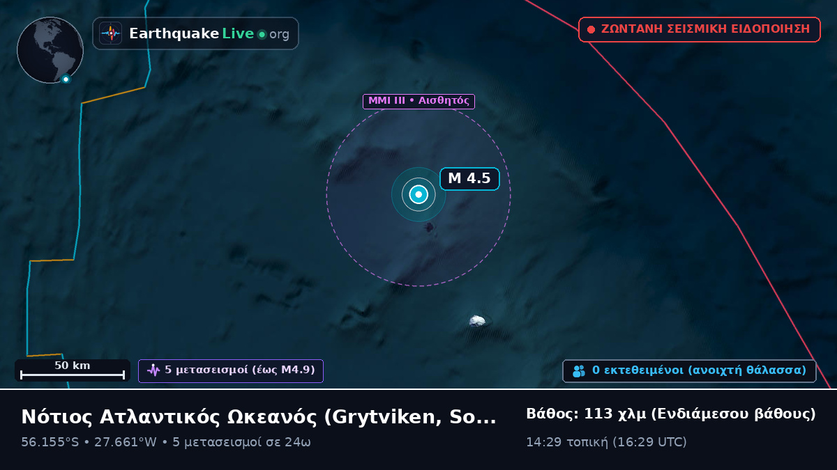 Νότιος Ατλαντικός Ωκεανός (South Georgia and the Islands)
