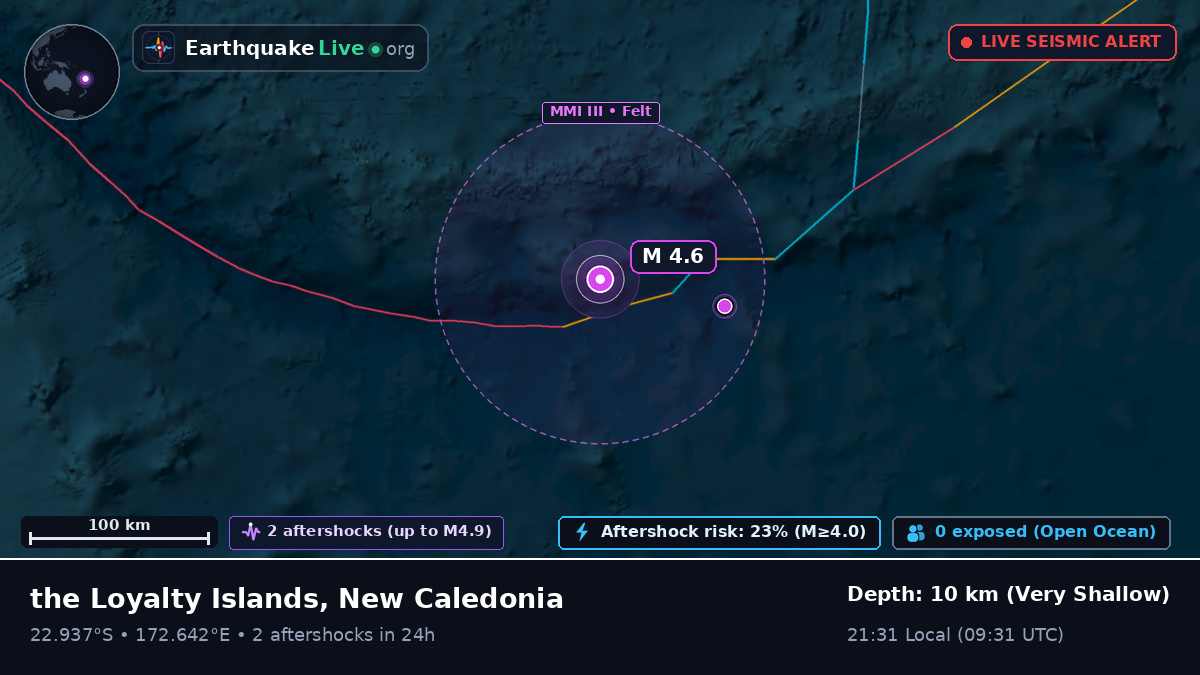 South Pacific Ocean (New Caledonia)