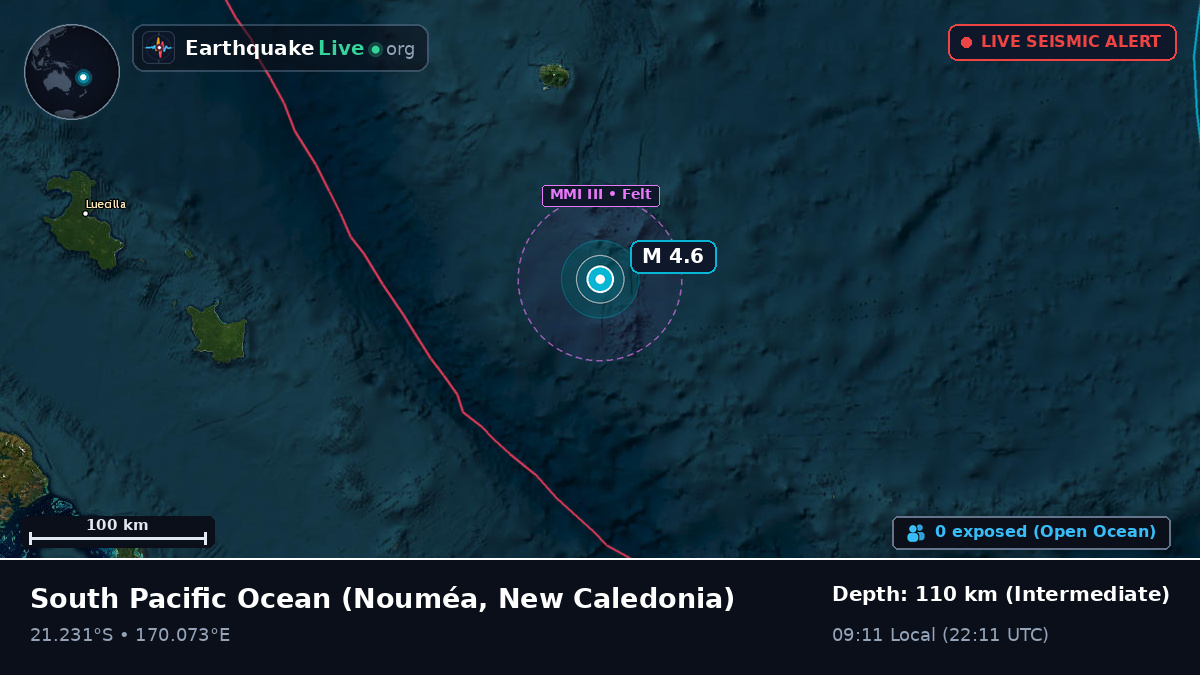 South Pacific Ocean (New Caledonia)