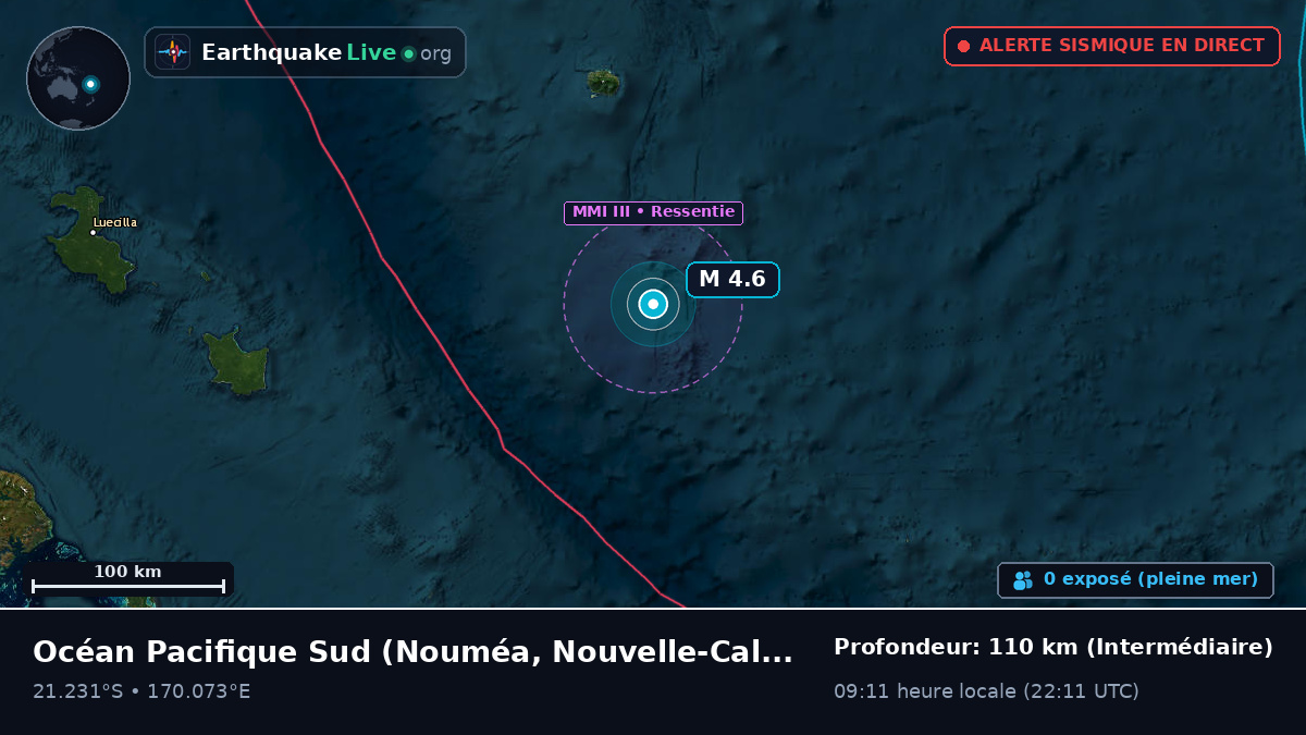 Océan Pacifique Sud (Nouvelle-Calédonie)