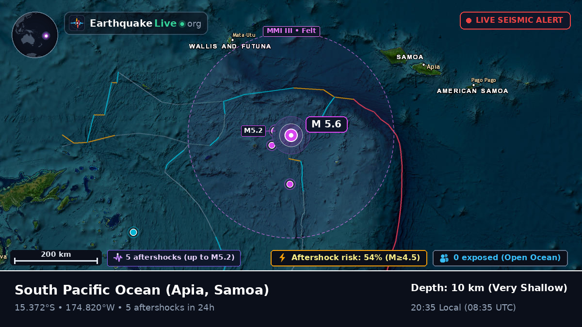 South Pacific Ocean (Samoa)