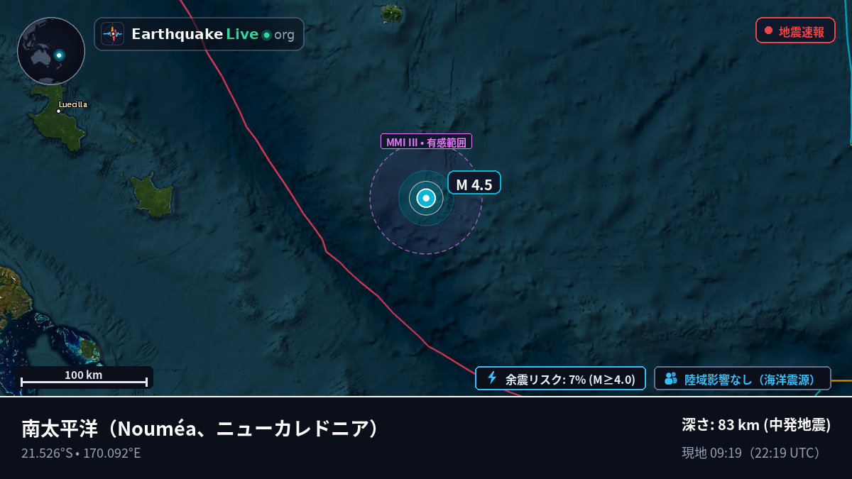 南太平洋 (ニューカレドニア)