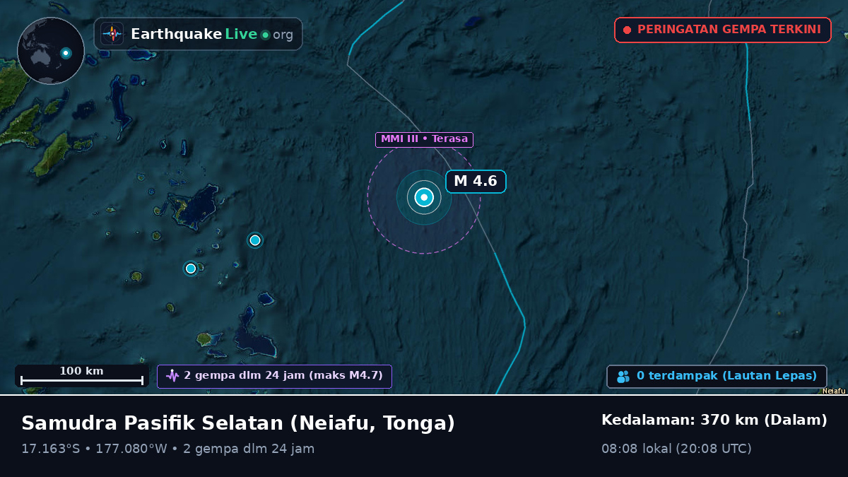 Samudra Pasifik Selatan (Tonga)