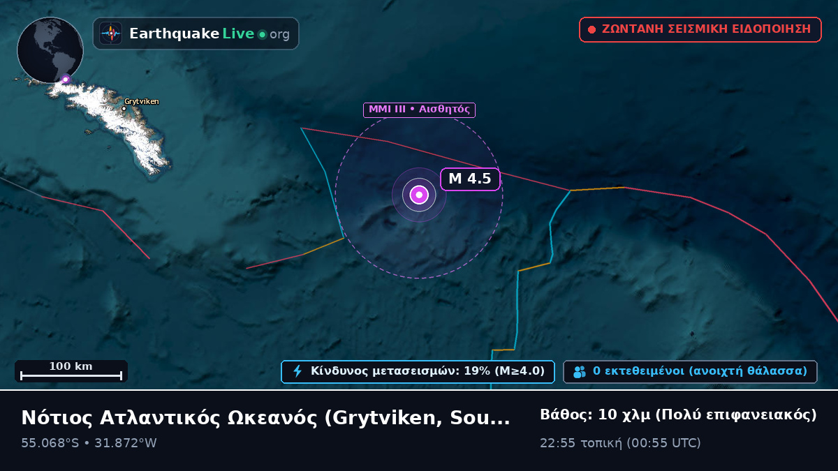 Νότιος Ατλαντικός Ωκεανός (South Georgia and the Islands)