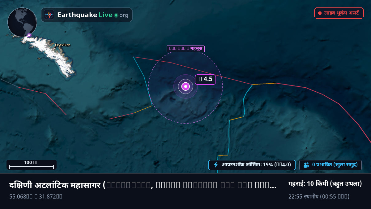 दक्षिणी अटलांटिक महासागर (South Georgia and the Islands)