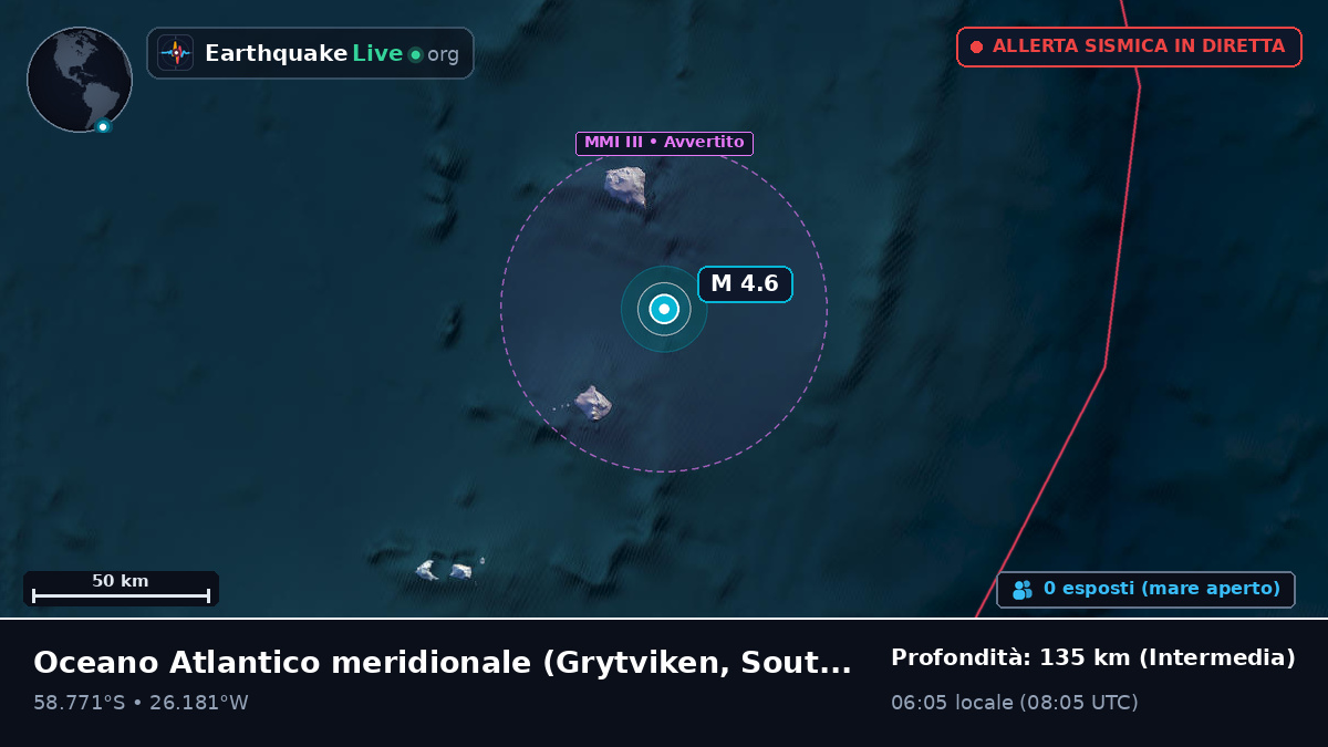 Oceano Atlantico meridionale (South Georgia and the Islands)