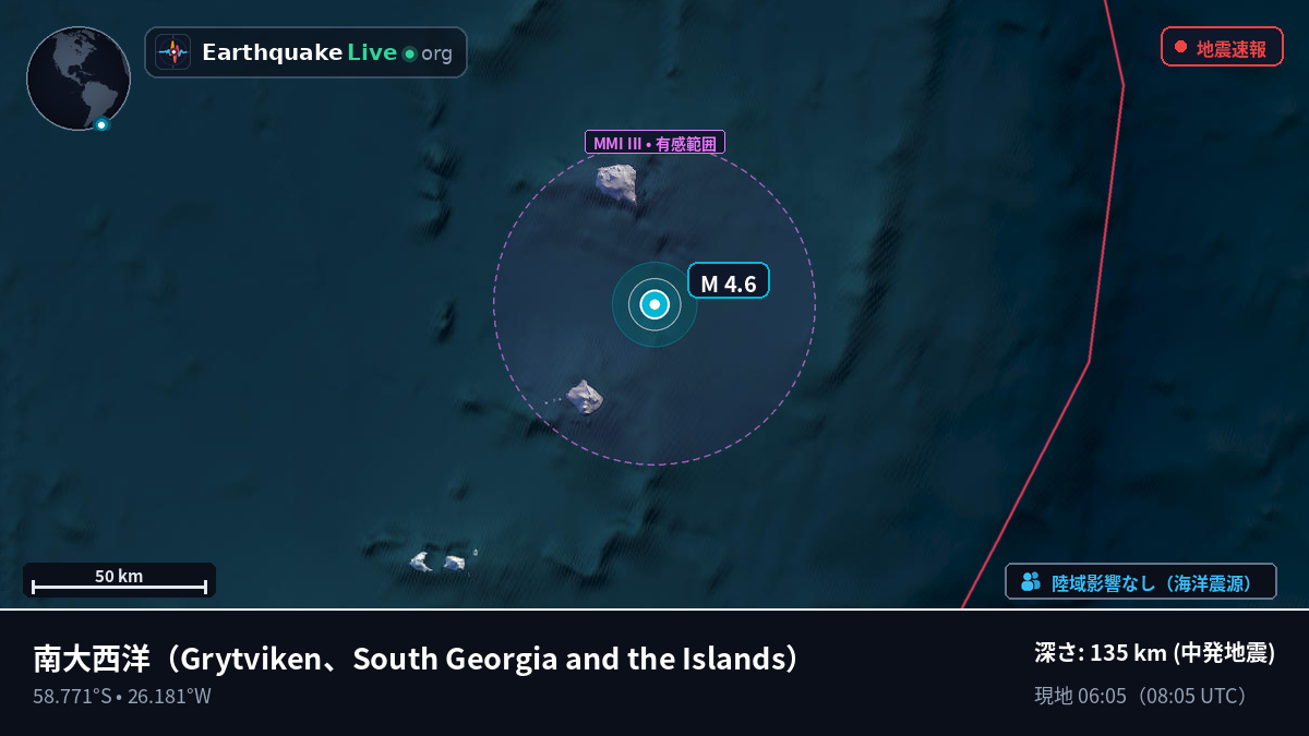 南大西洋 (South Georgia and the Islands)