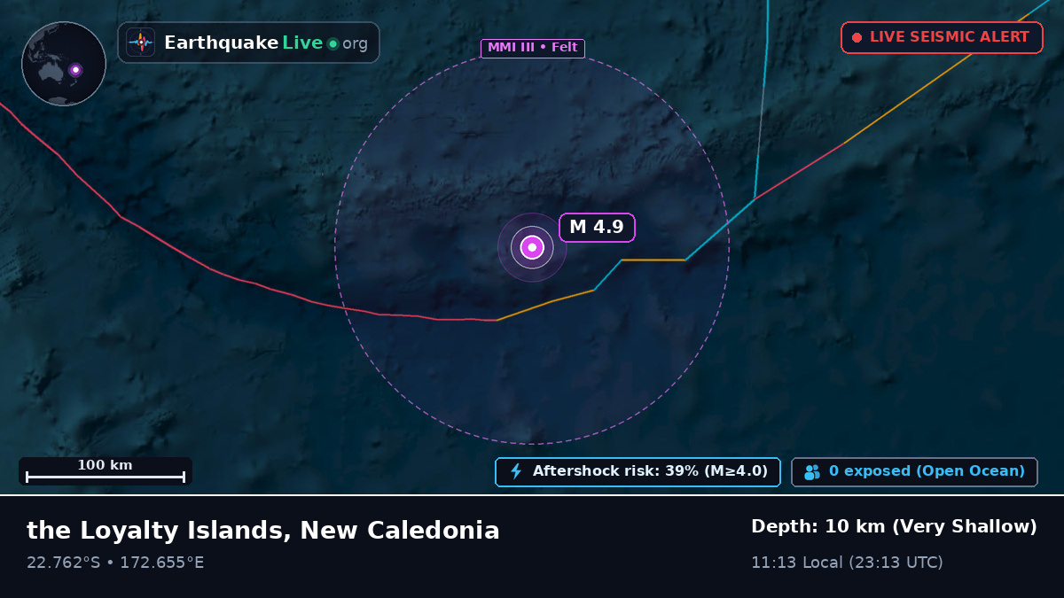 South Pacific Ocean (New Caledonia)
