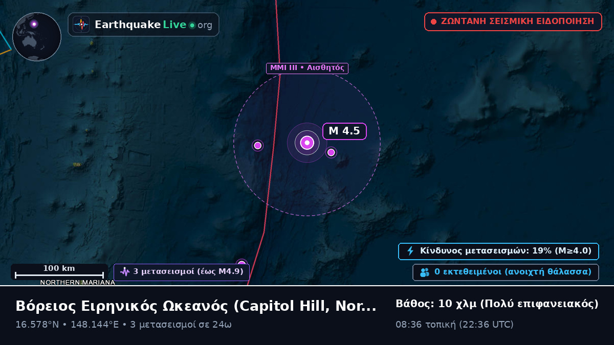 Βόρειος Ειρηνικός Ωκεανός (Northern Mariana Islands)