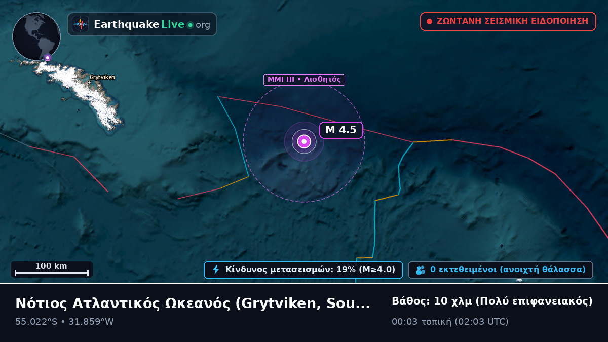 Νότιος Ατλαντικός Ωκεανός (South Georgia and the Islands)